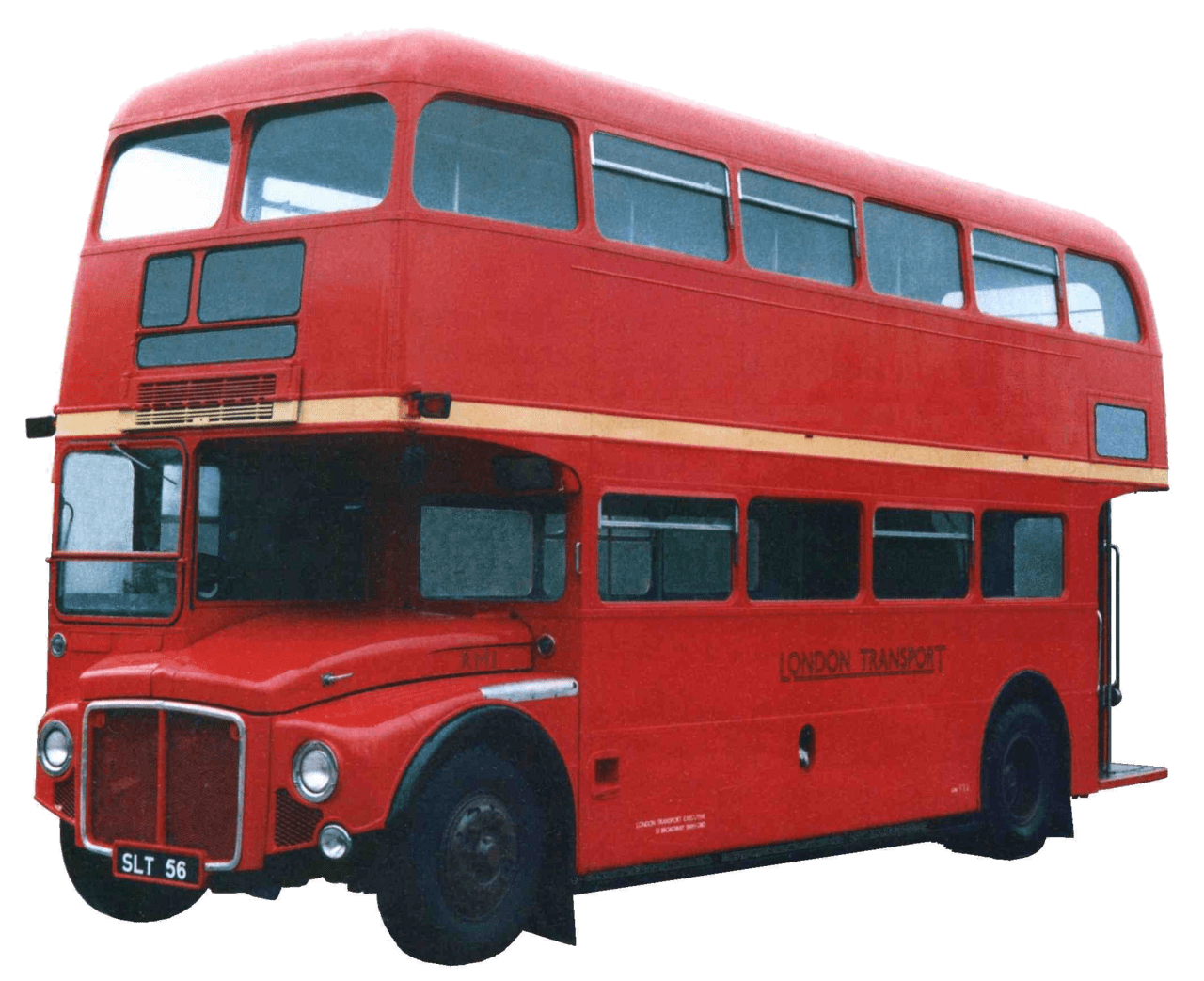 Red bus clipart image