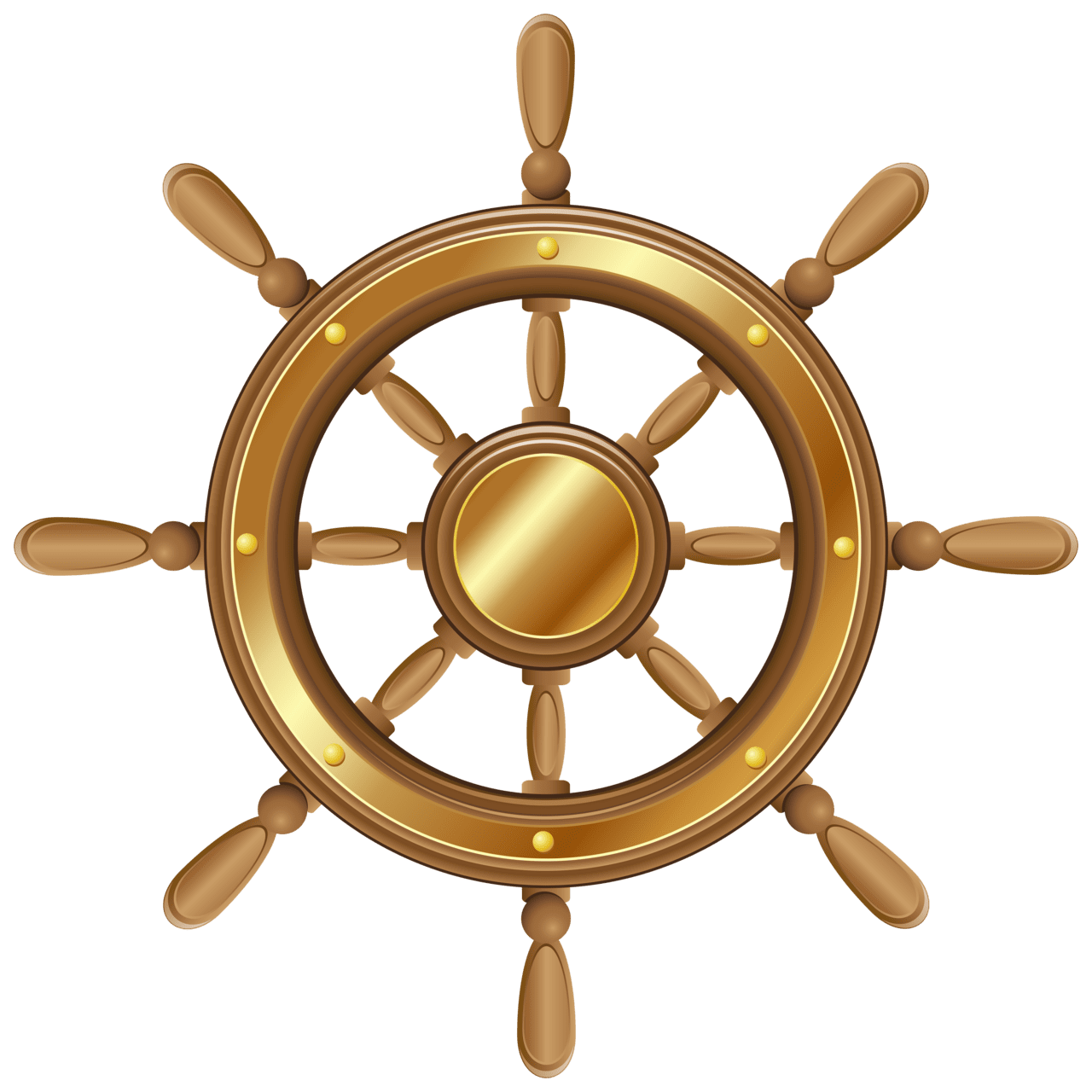 Boat wheel clipart image