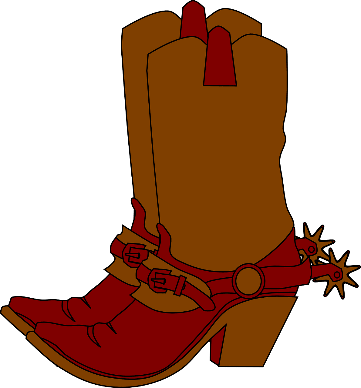 Cowboy boots ilimitado clipart image