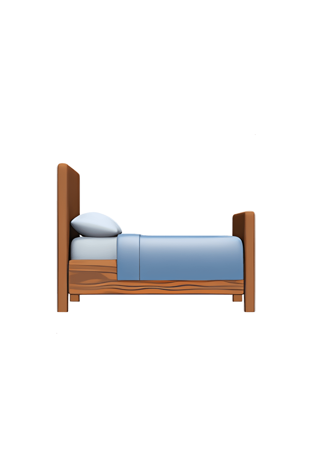 Bed emoji clipart background