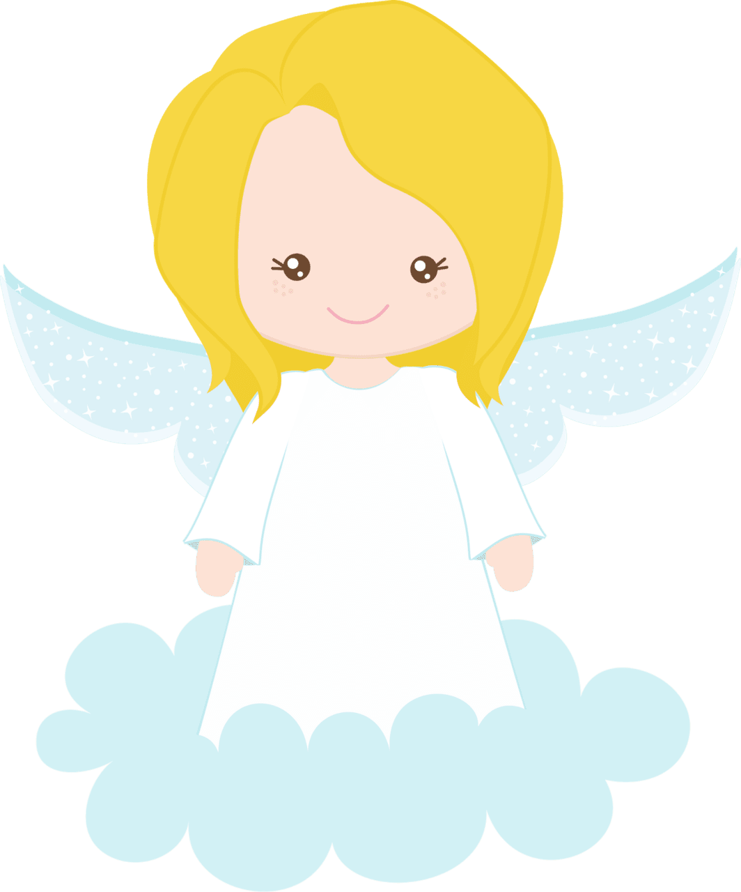 Angel pin page clipart logo 2