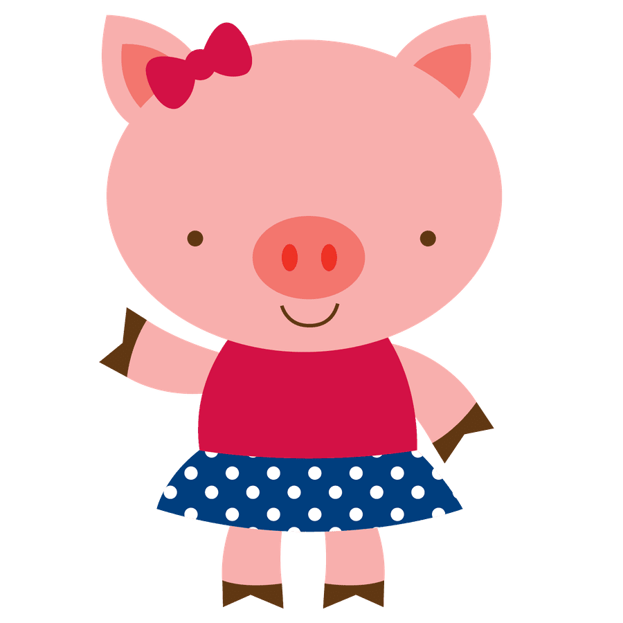 Pig pin page clipart clip art