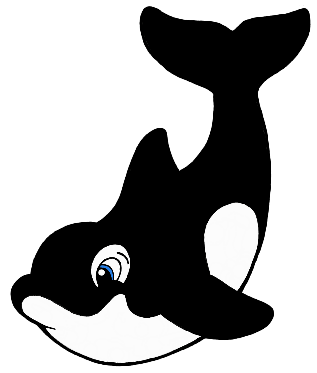 Crab orca whale cli shamu cartoon killer clipart best clip art