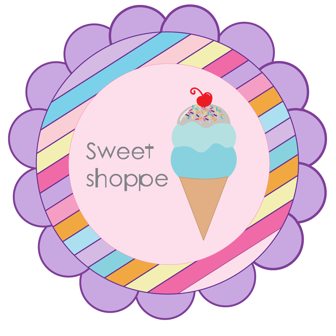 Candy land clipart best art logo