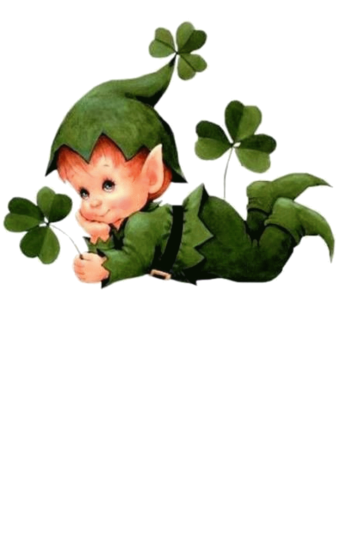 Leprechaun pin page clipart free 2