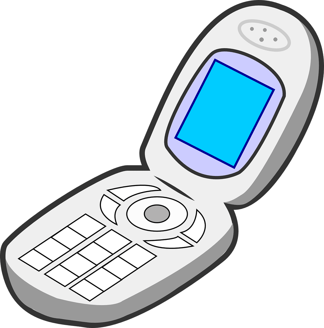 Text ride flip telefone celular smart phone clipart free