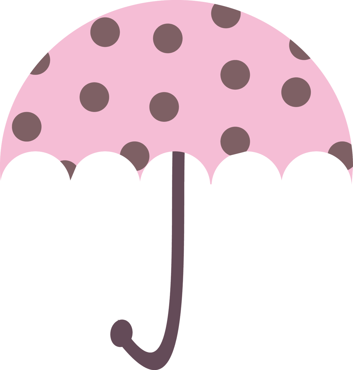 Umbrella pin page clipart image 3