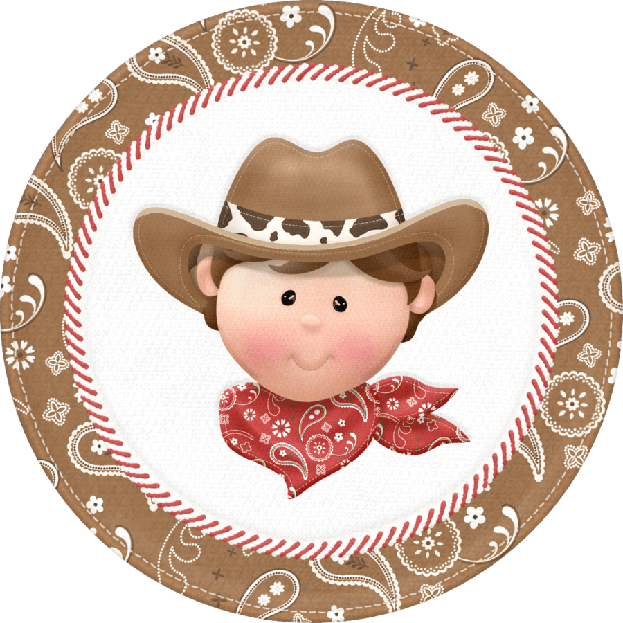 Cowboy hat pin page clipart photo