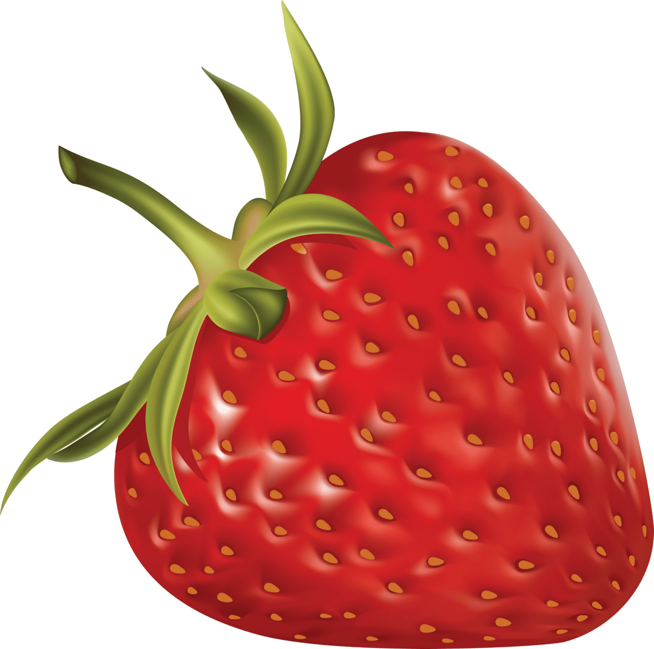 Fruit strawberry clipart vector 2