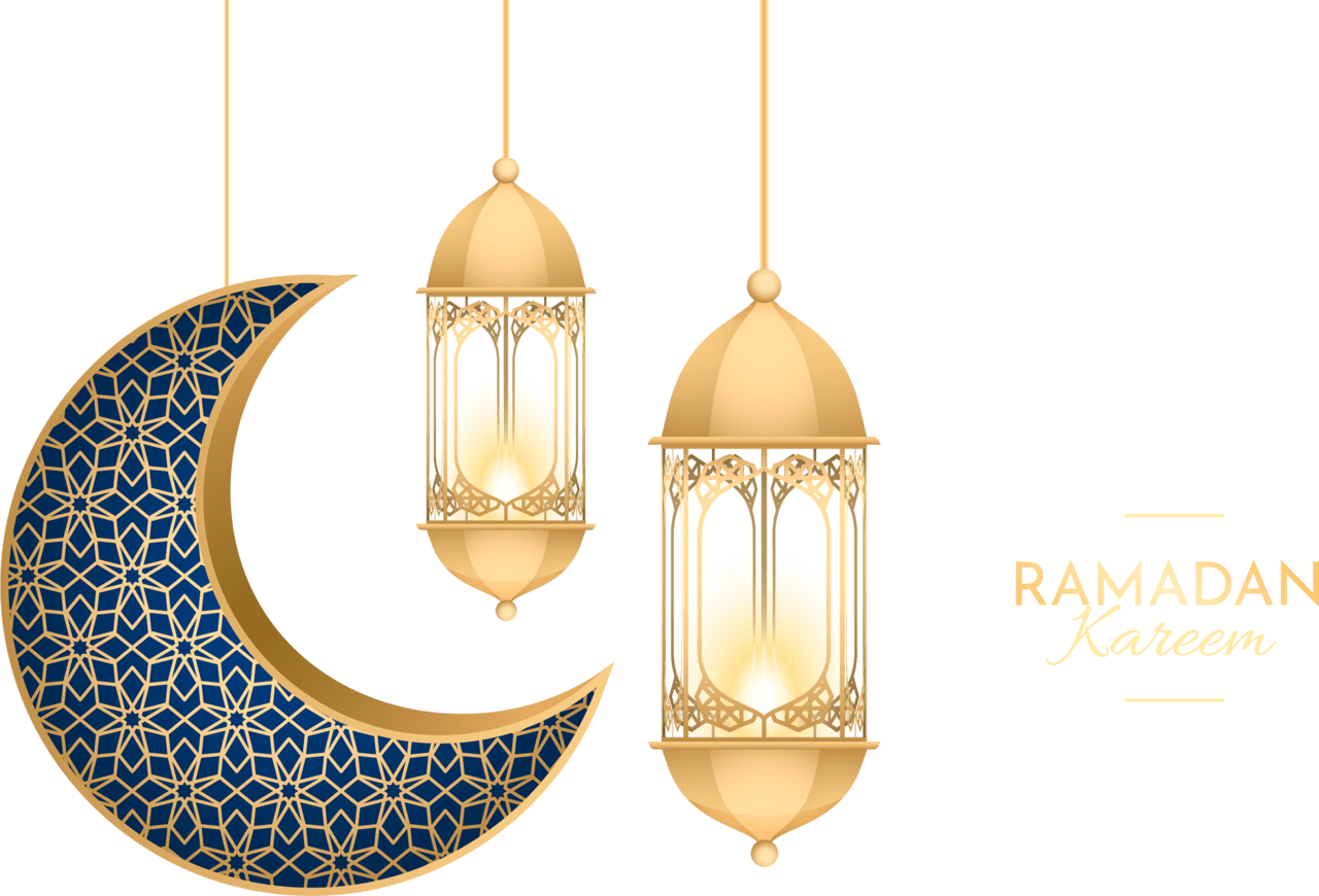 Moon ramadan calendar vector clipart