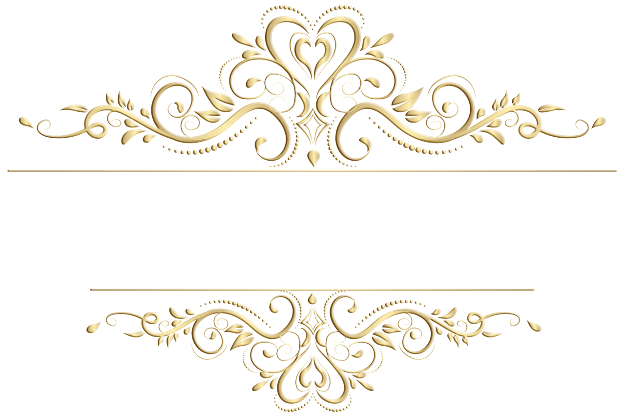 Wedding golden label crown and clipart picture