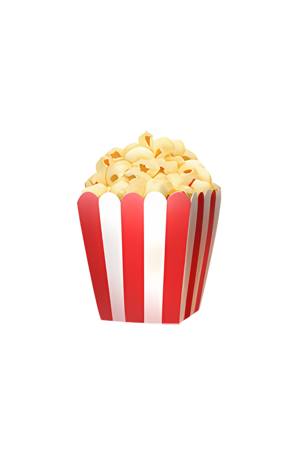 Popcorn emoji clipart vector