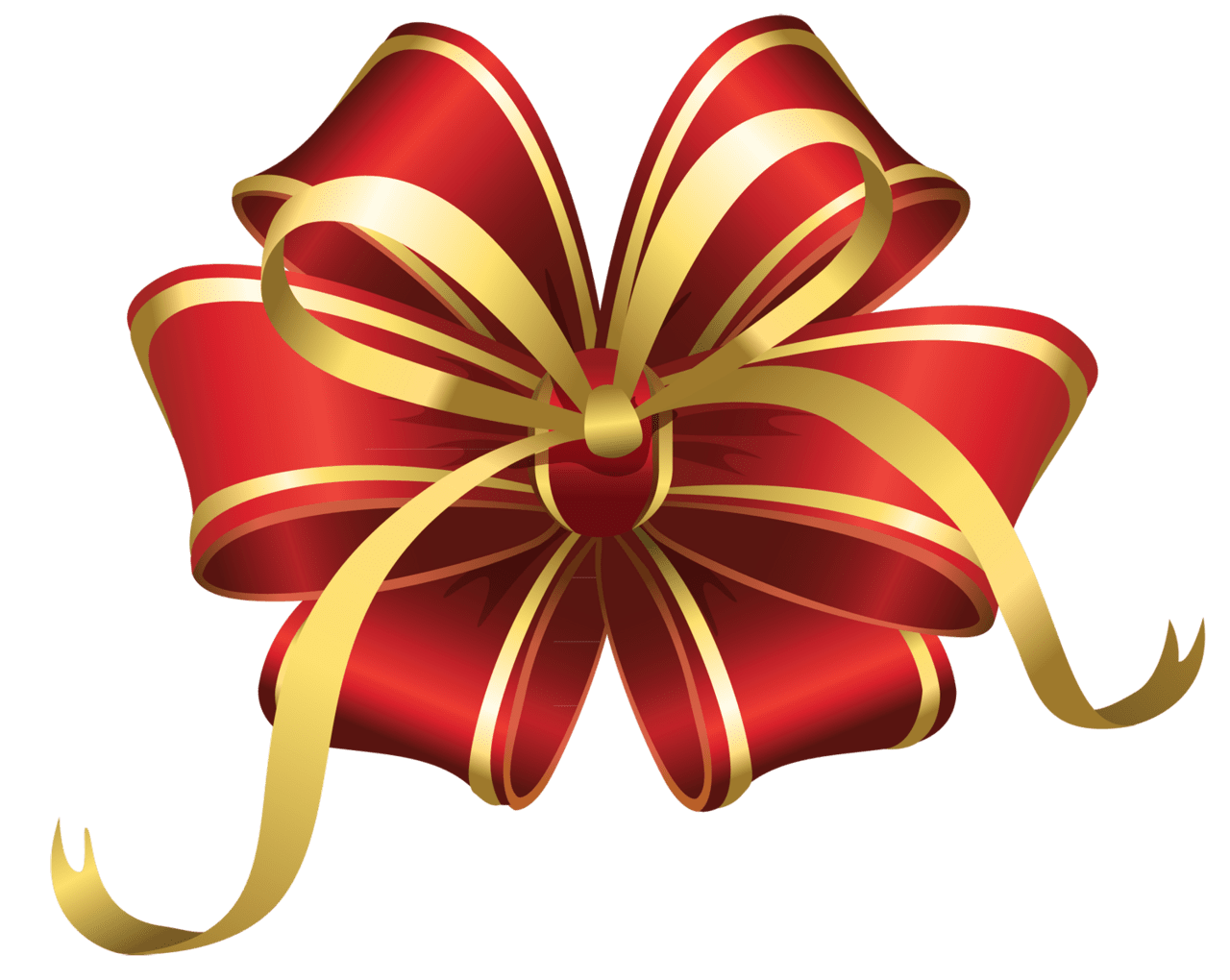 Christmas red bow clipart photo