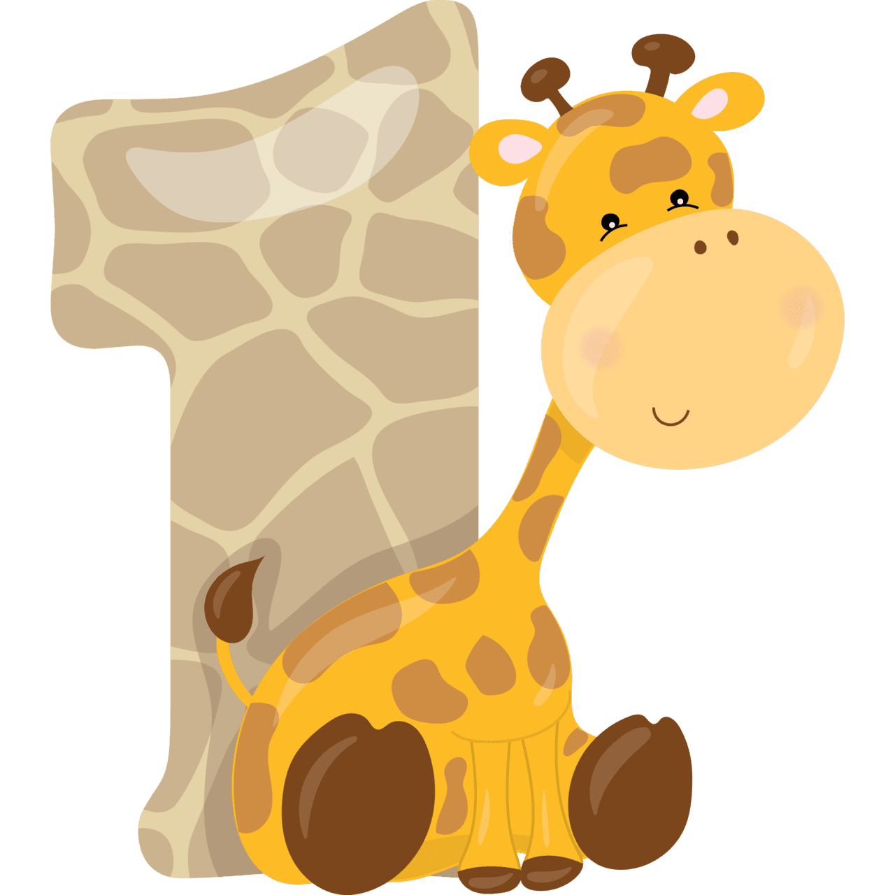 Giraffe pin page clipart logo 2