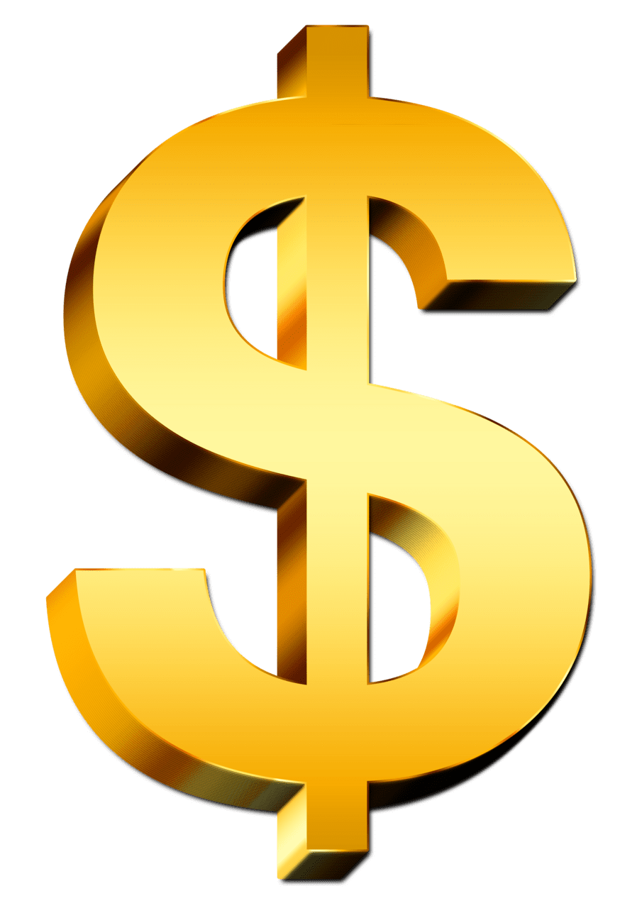 Cash dollar sign image money logo clipart