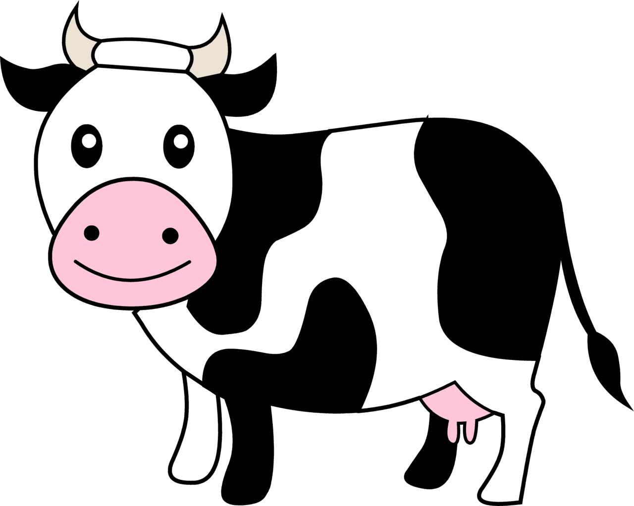 Great sites for clipart kind farm animal painting cartoon cow pictures