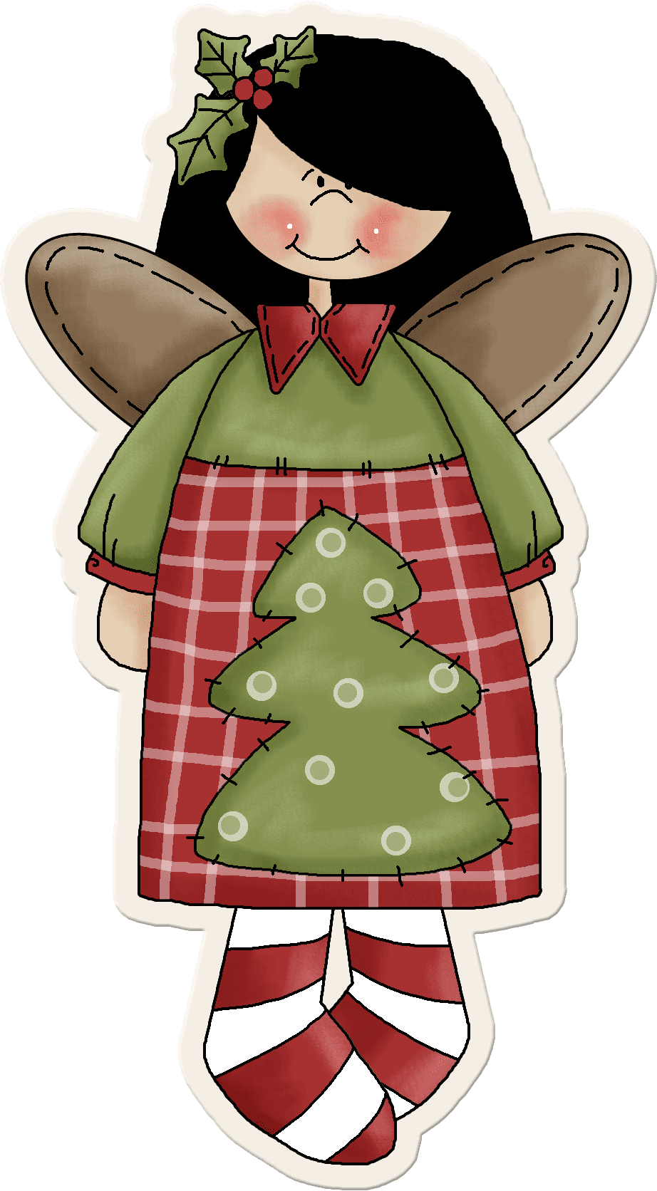 Holiday pin page clipart logo