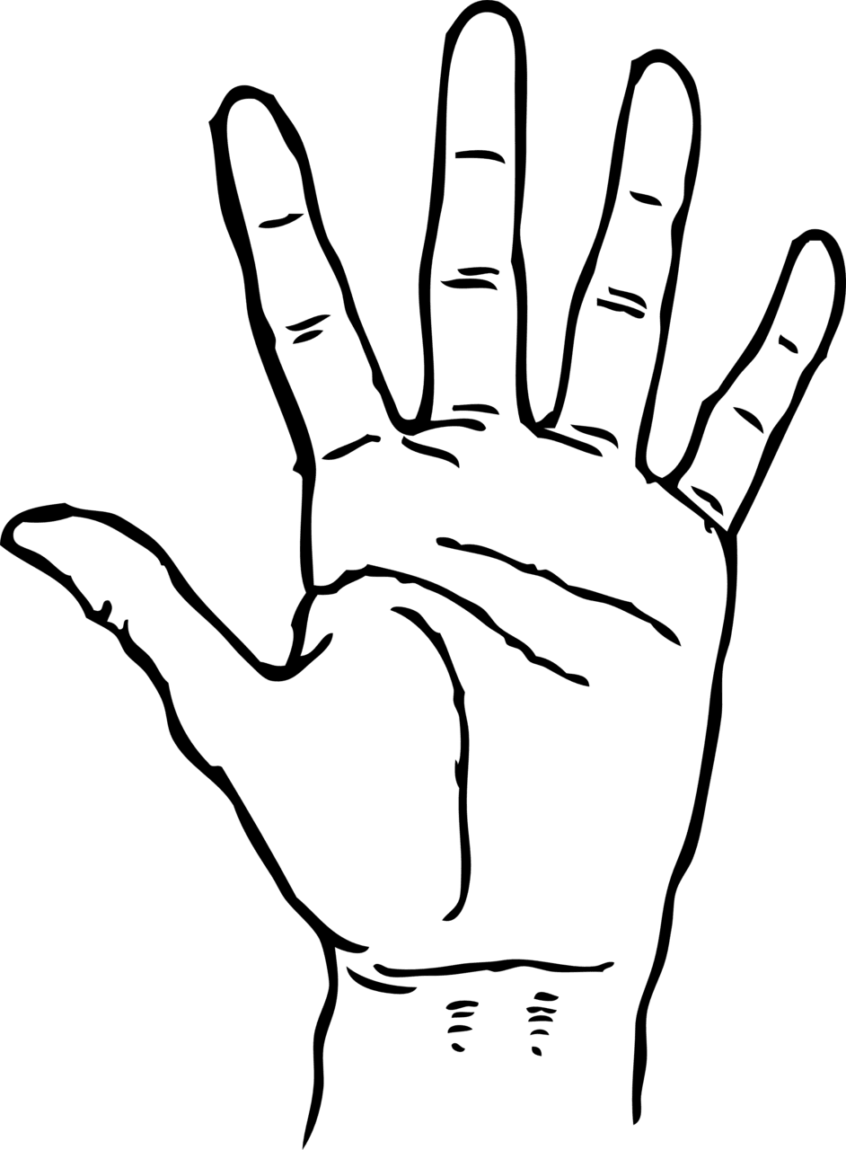 Stop sign hand clipart picture