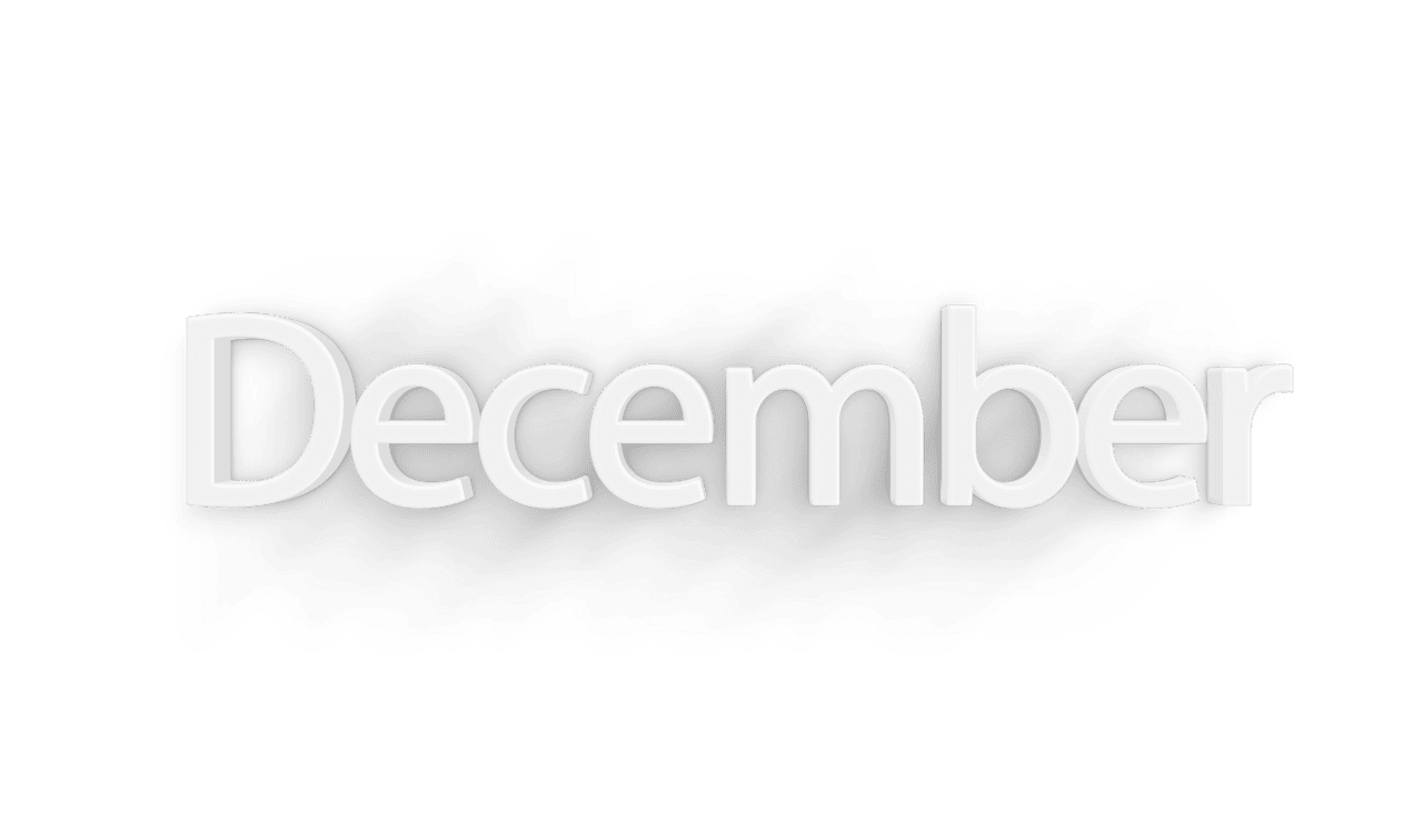 December footages clipart vector