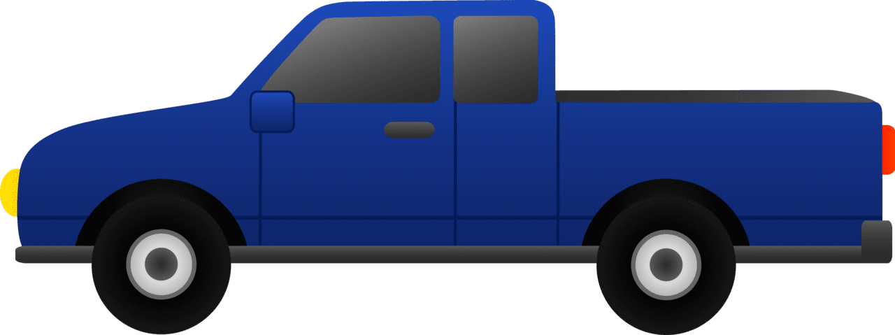 Bus blue pickup truck clipart panda images