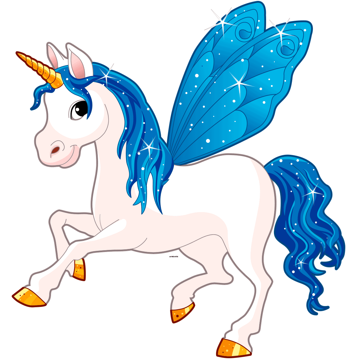 Unicorn pin page clipart logo 3