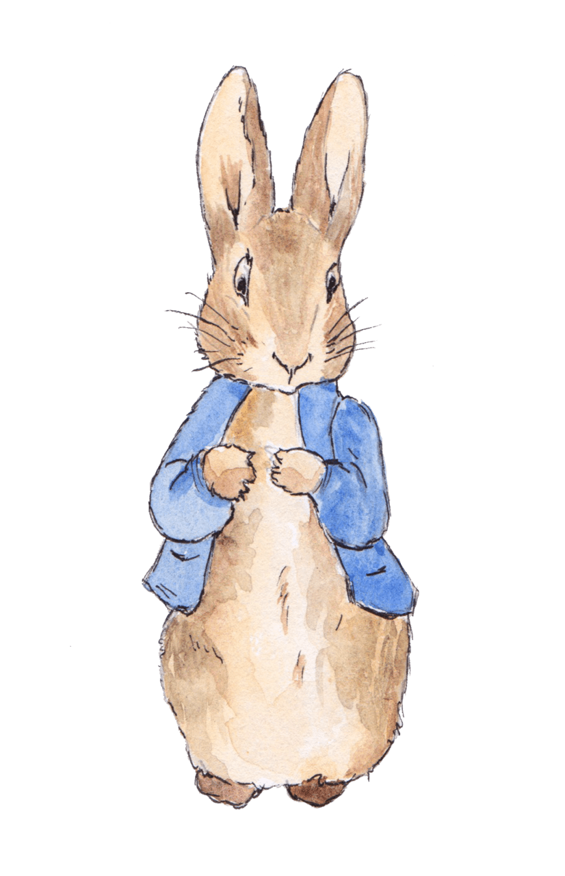 Rabbit pin page clipart clip art