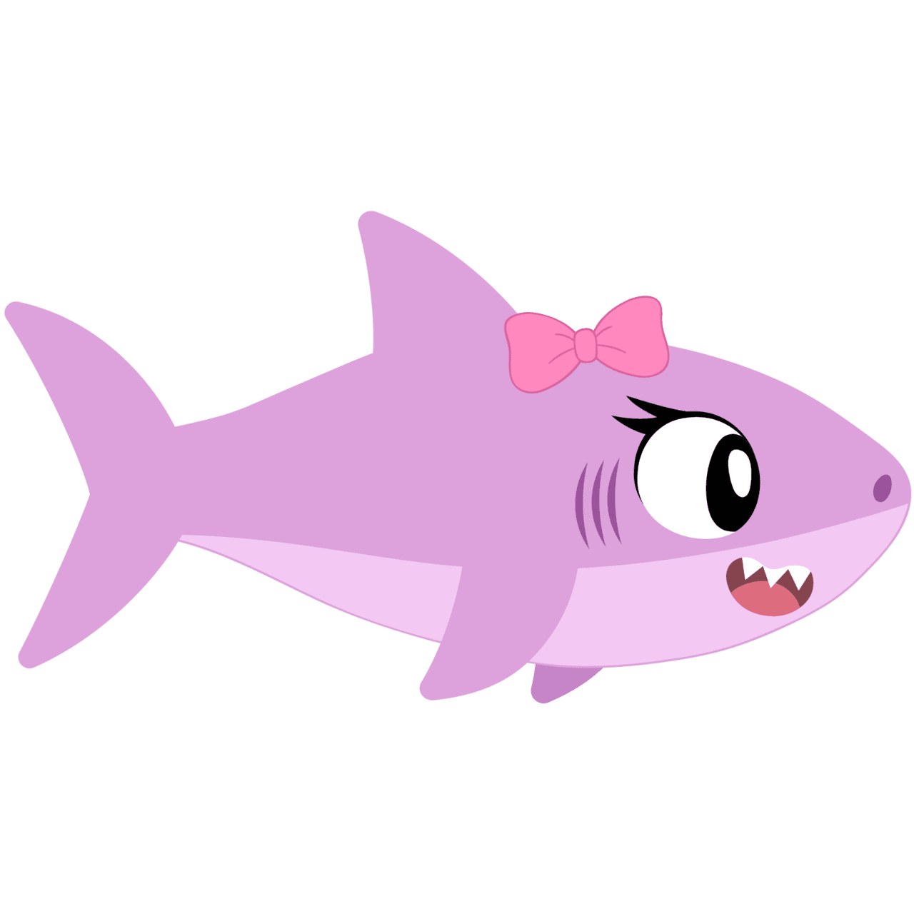 Shark pin page clipart vector 4