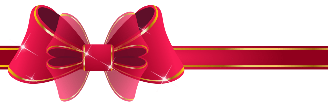 Bow beautiful red ribbon clipart image