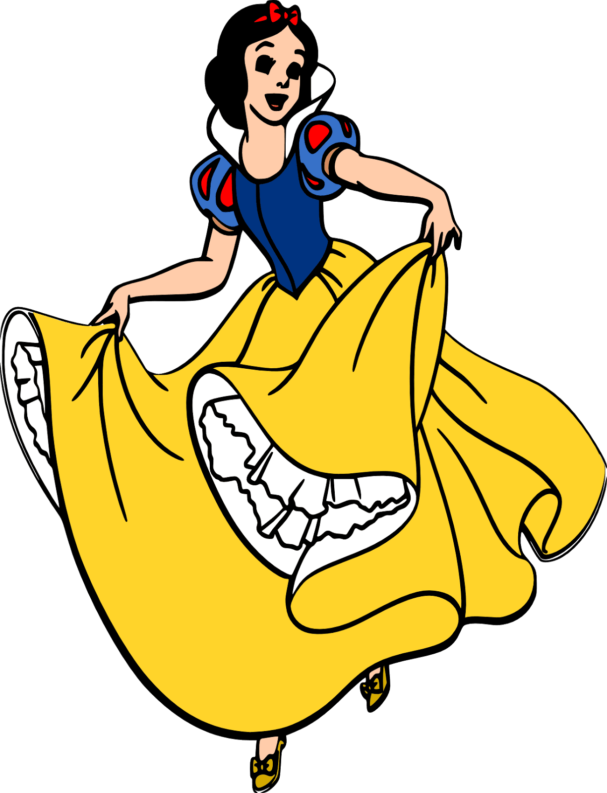 Snow white clipart free 2