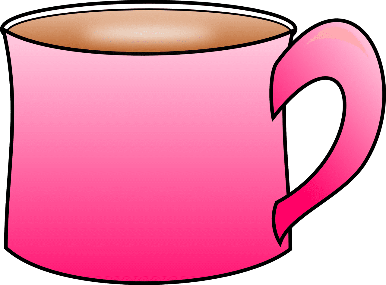 Coffee cup page clipart free