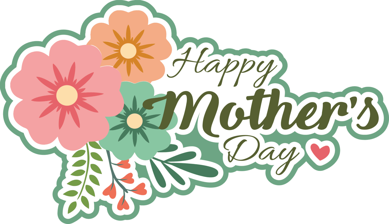 Happy mothers day mother scrapbook page title sticker clipart free