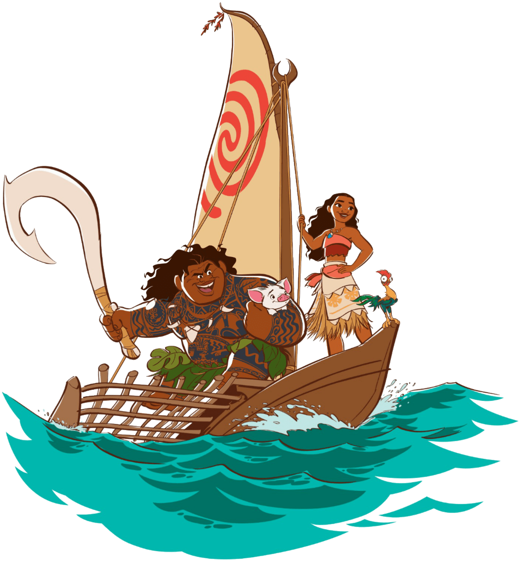 Moana team safety tips water full size see clipart logo