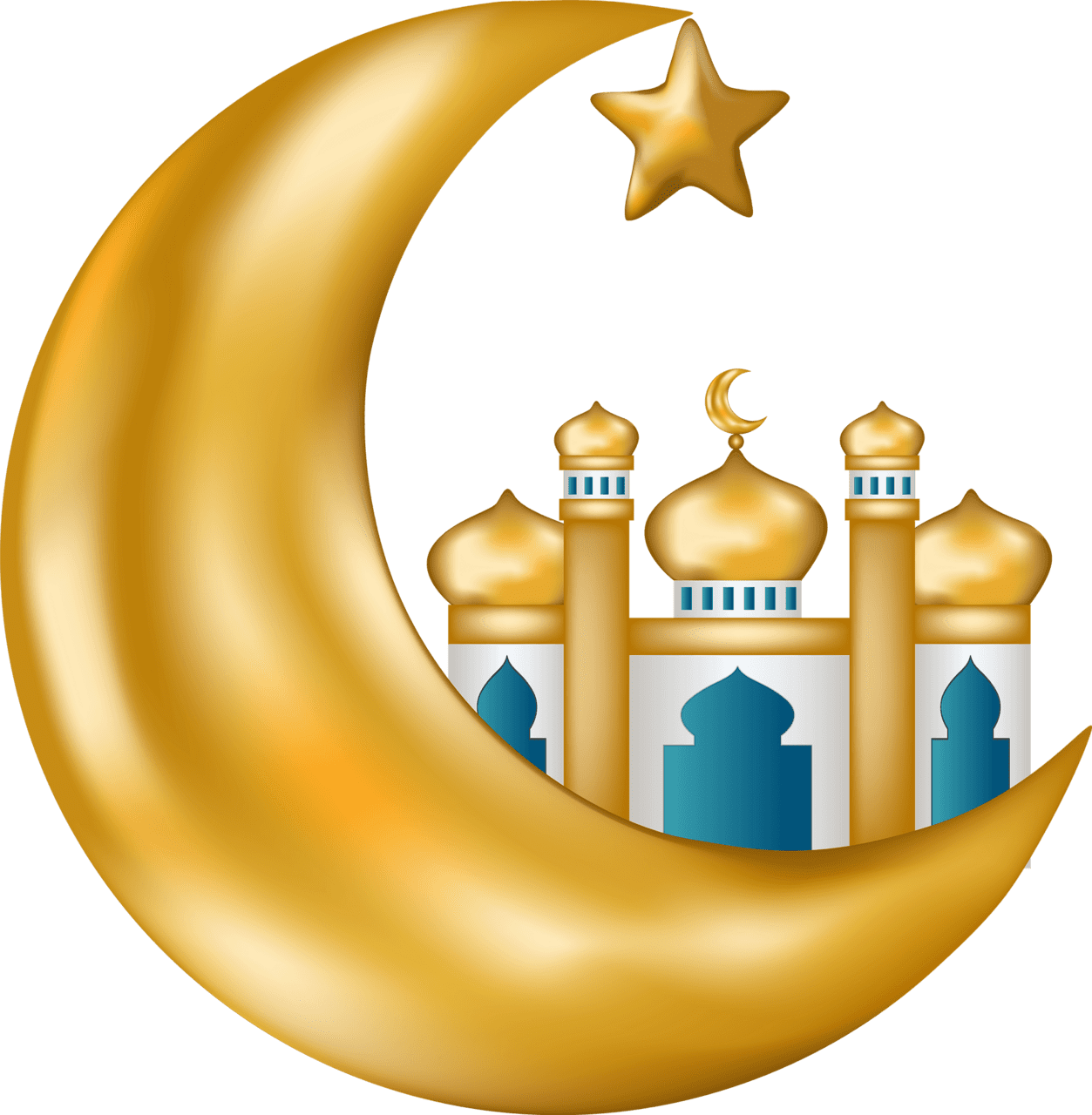 Ramadan kareem moon masjid near me vector image clipart