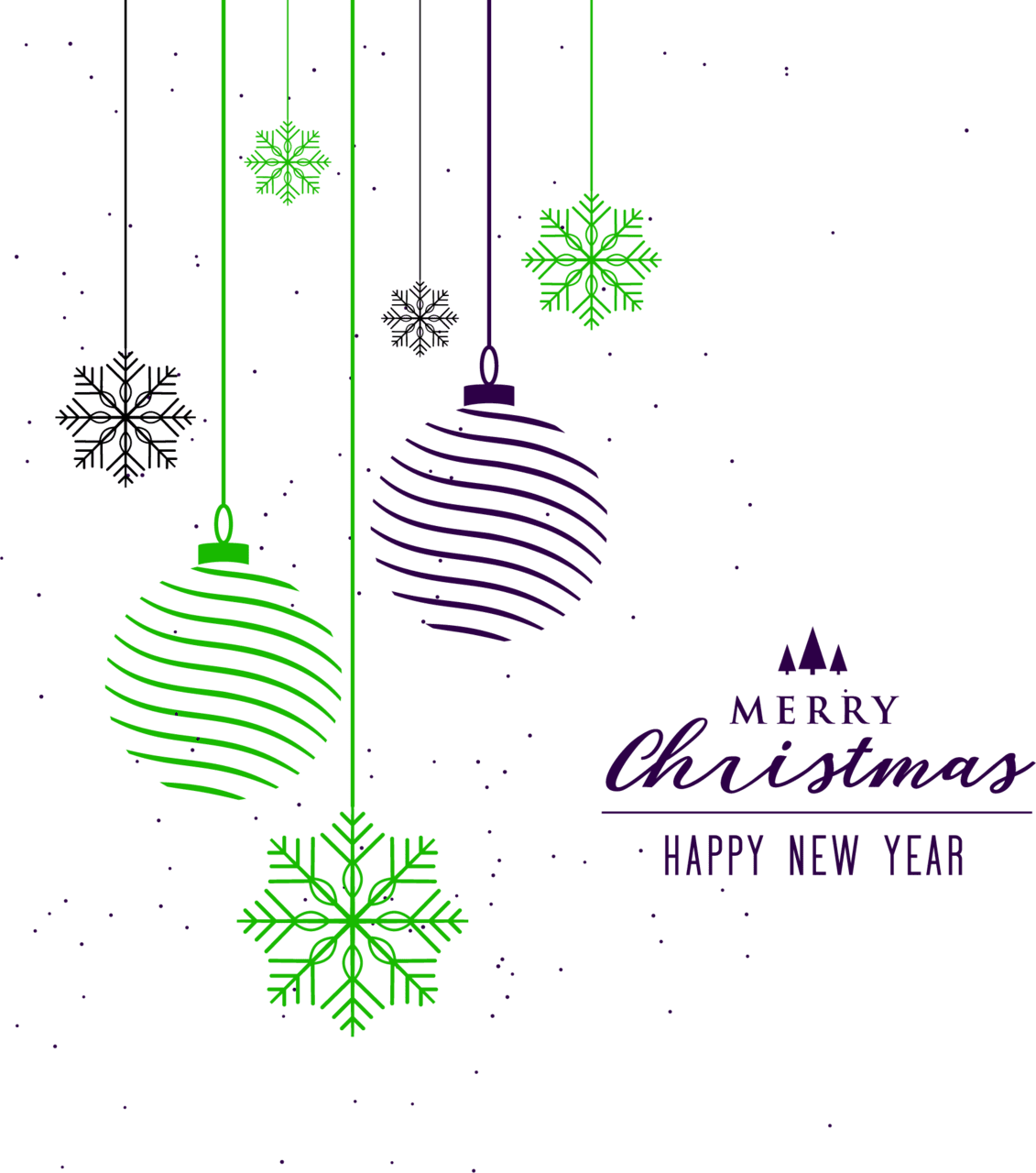 Happy holidays clipart decoration of christmas festival image
