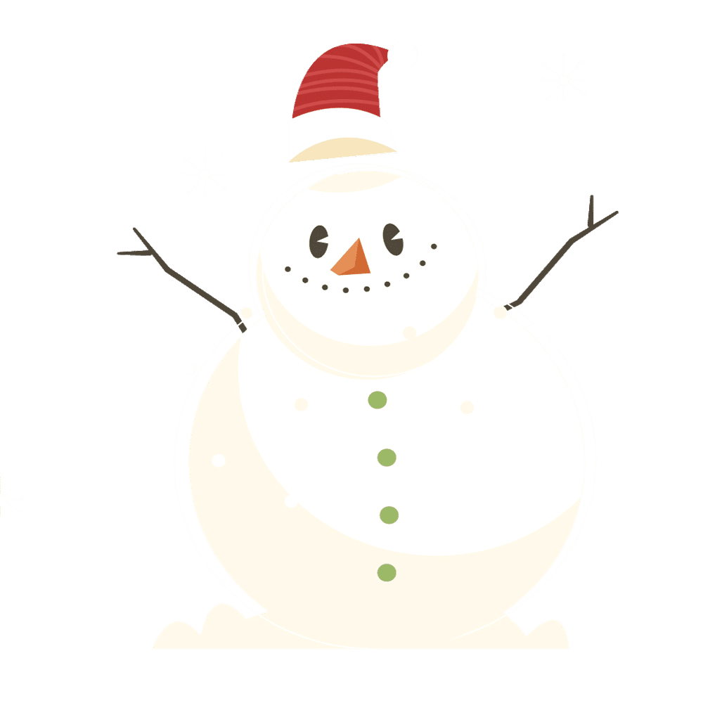 Winter cute snowman clipart for your holiday decorations clip art 2