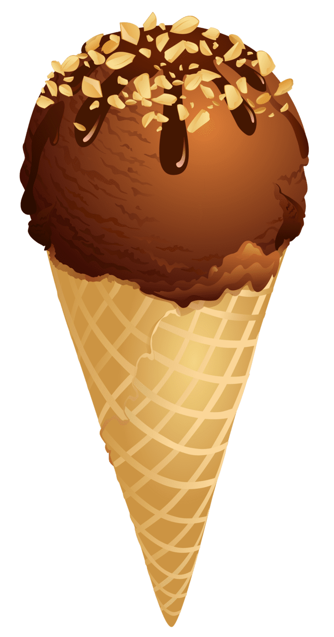 Donut ice cream cone clipart photo
