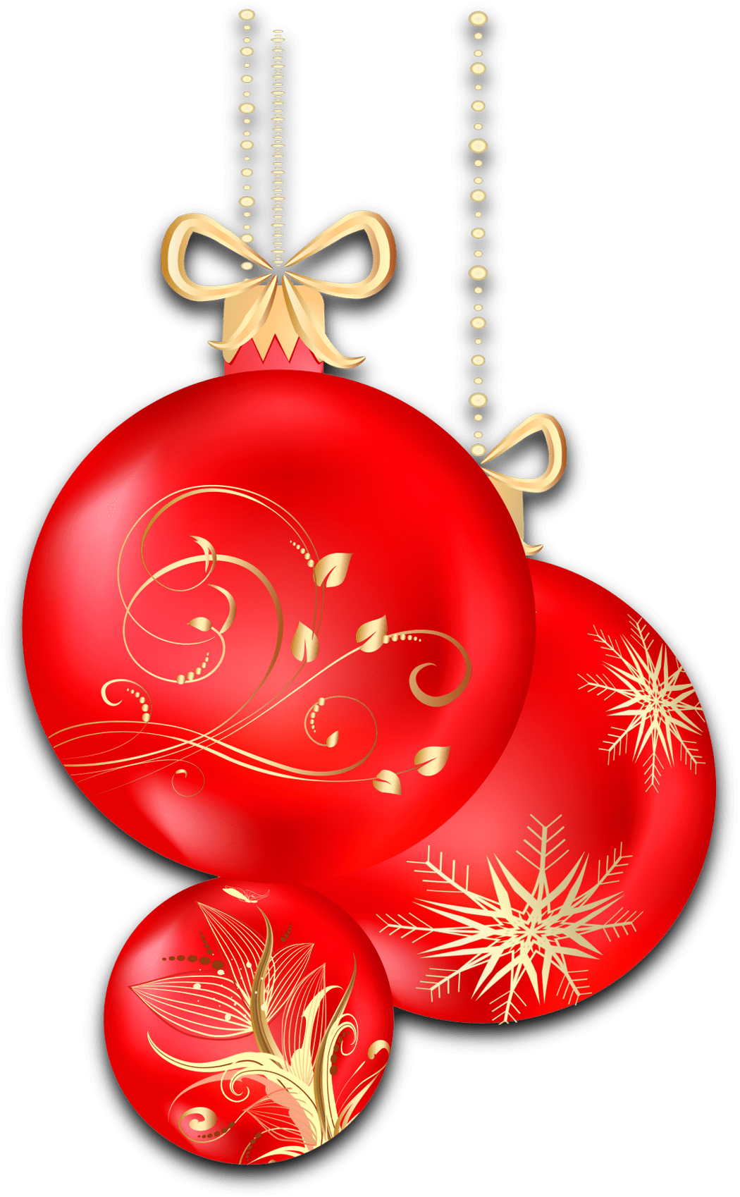 Red christmas ornament ornaments clipart background