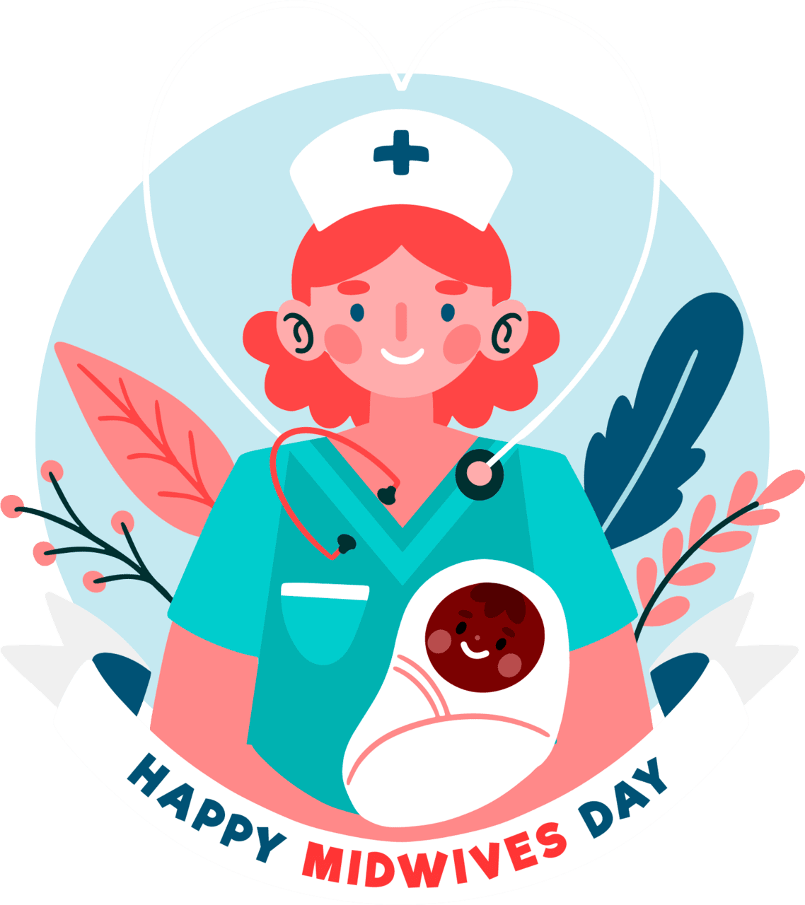 Nurse ternational midwives clipart background