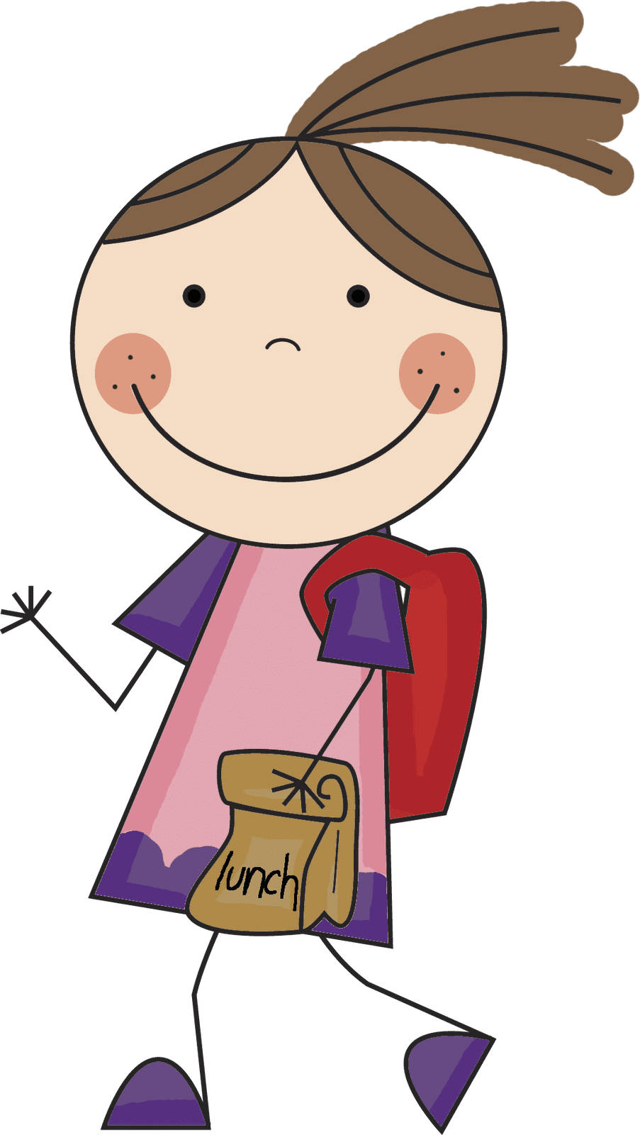 Backpack pin page clipart clip art 2