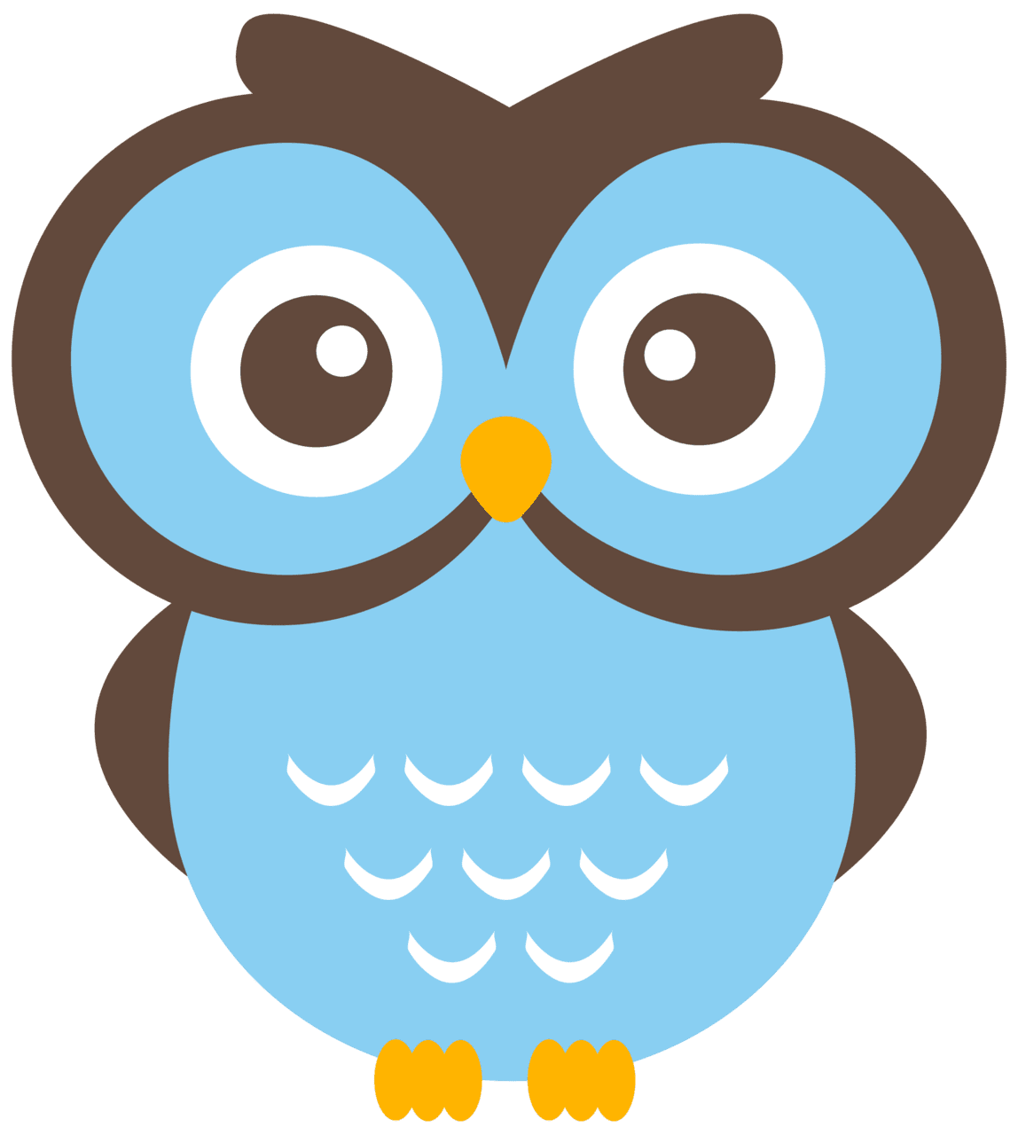Cute owl clip art image clipart