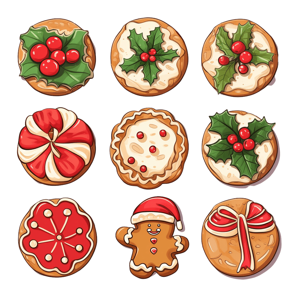 Food christmas cookie clipart cookies door decorations transparent