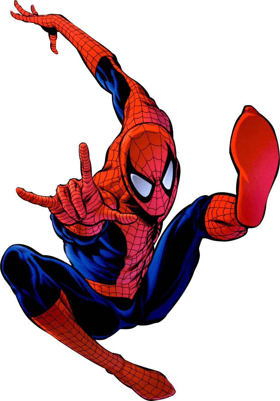 Spider man clipart vector 2