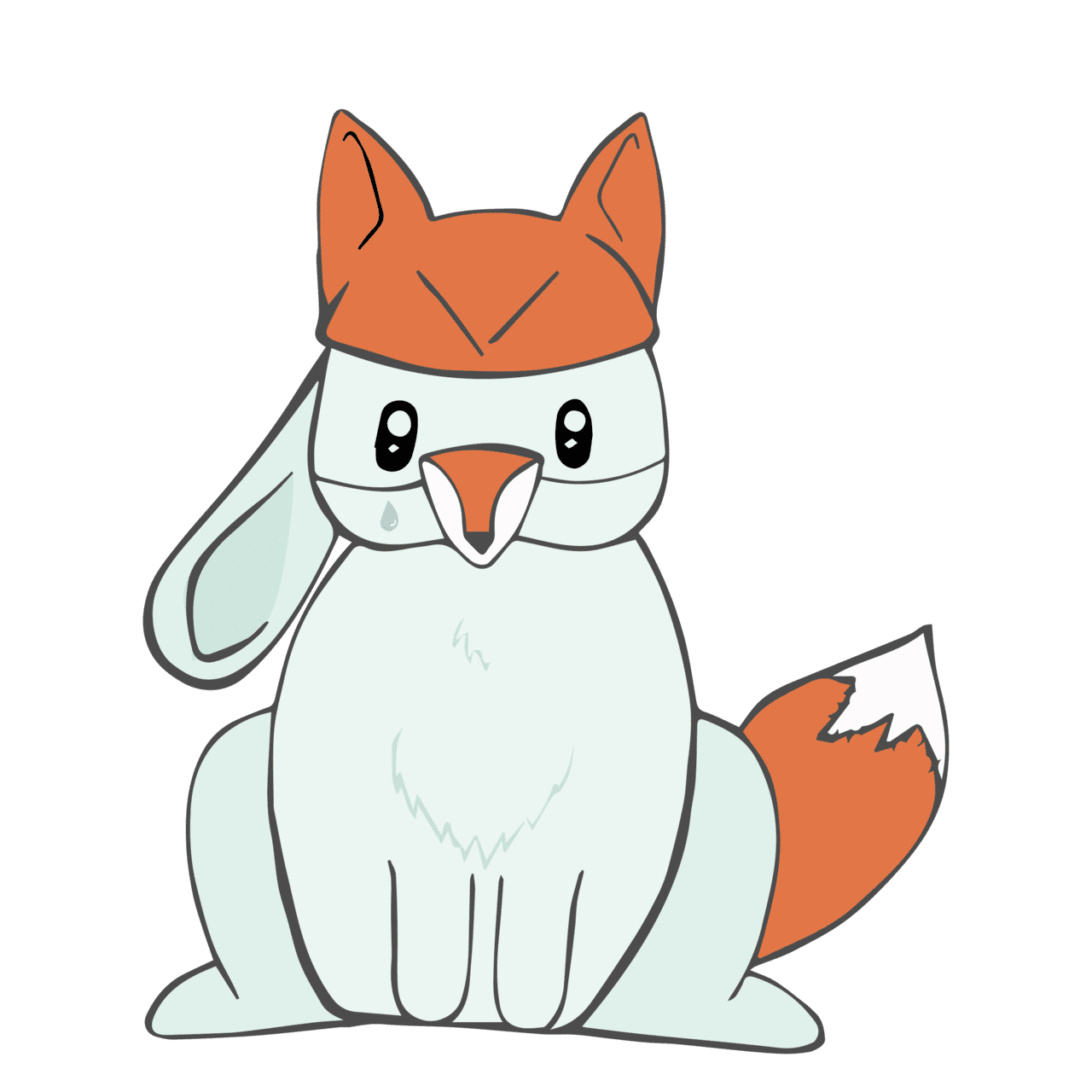 Fox pin page clipart free