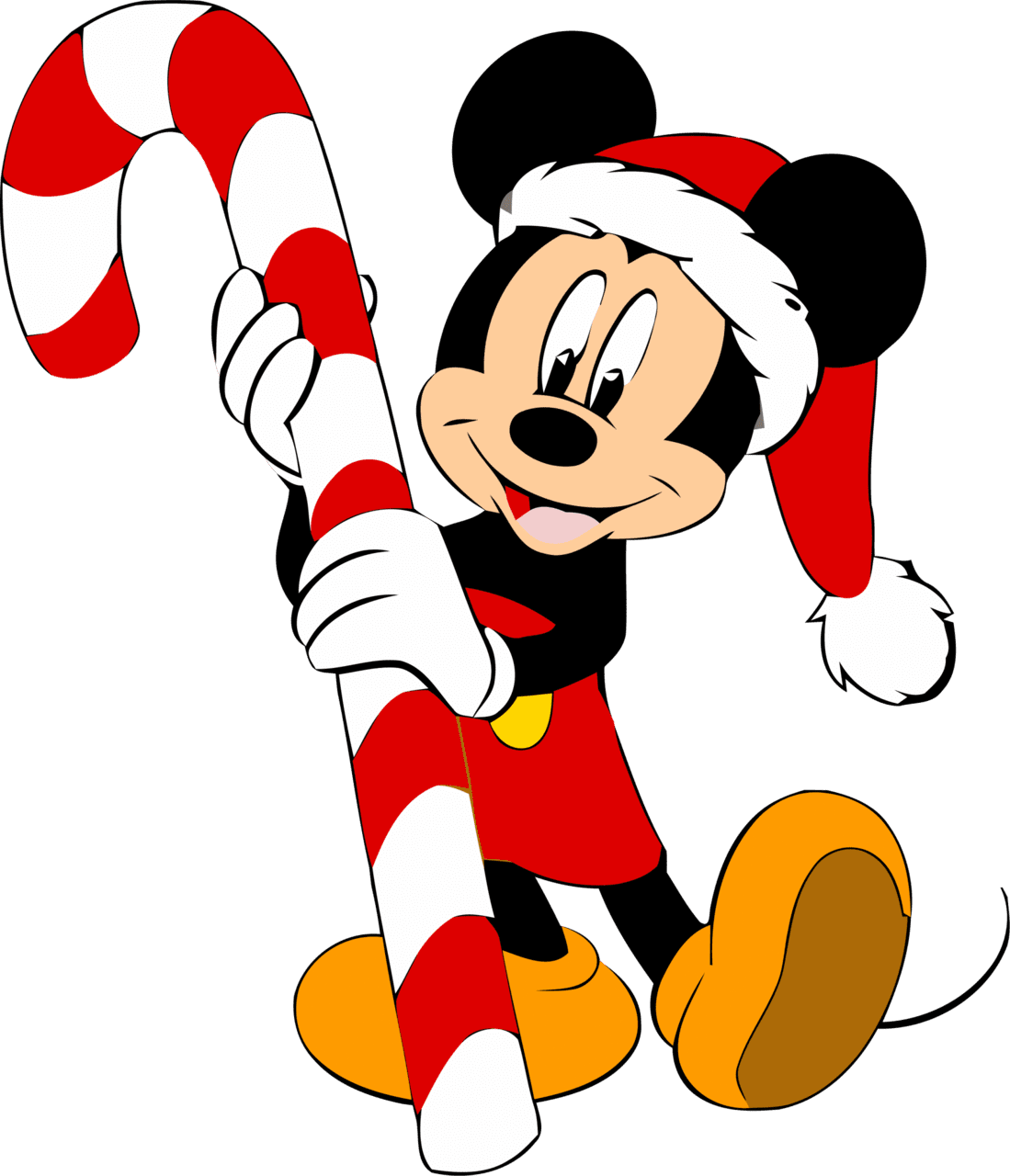 Candy cane disney christma clipart free