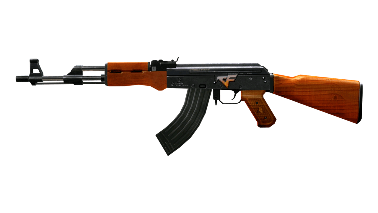Gun wooden ak clipart image