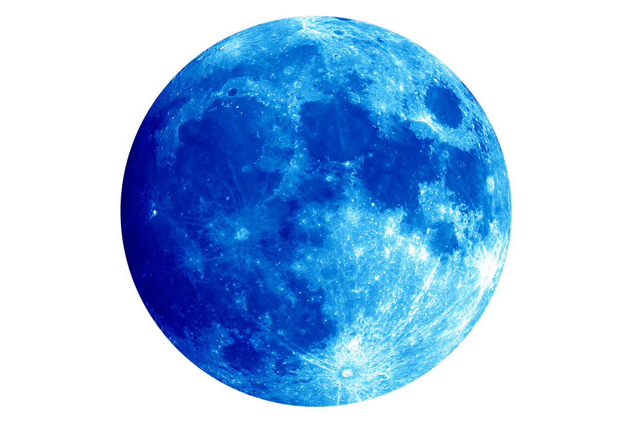 Blue moon clipart background