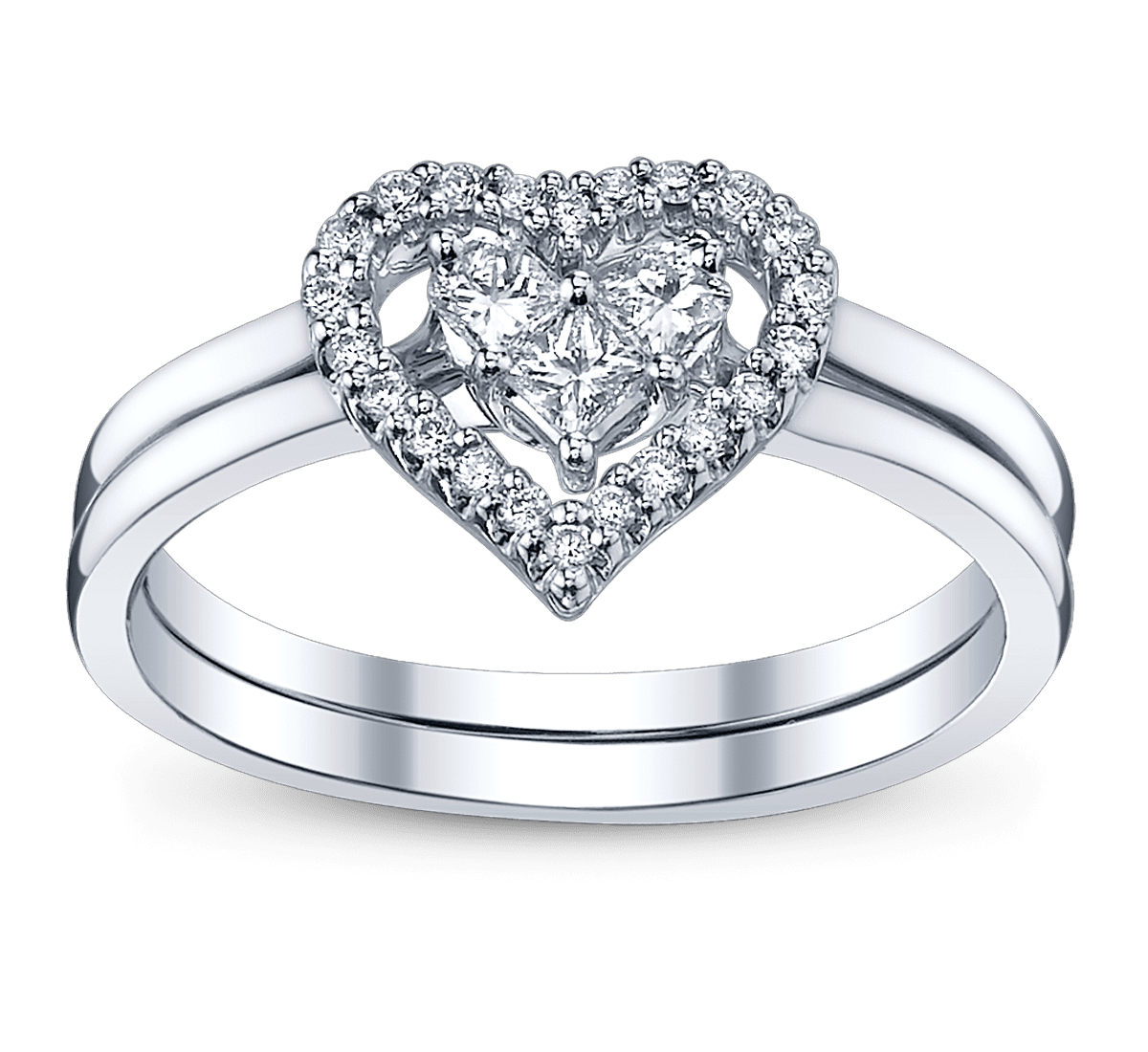 Perfect heart bow diamond engagement rings for the holidays robbins brothers blog wedding best clipart background