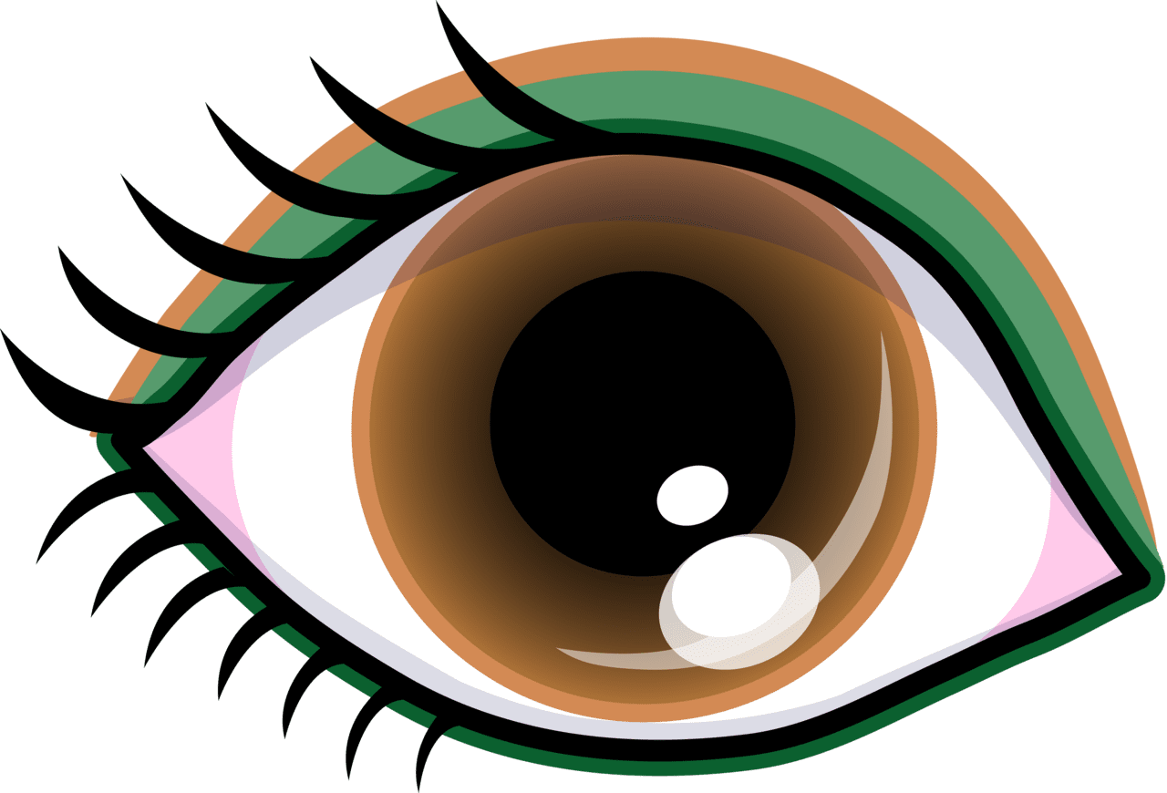 Eye pin page clipart image 2