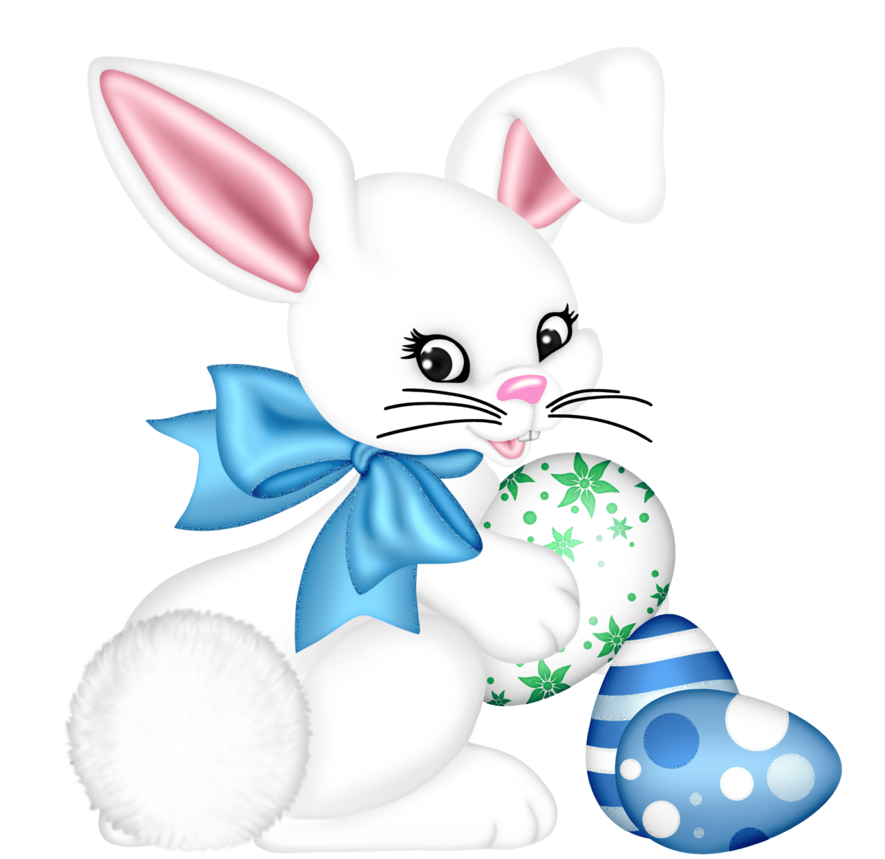 Easter egg bunny and clipart picture