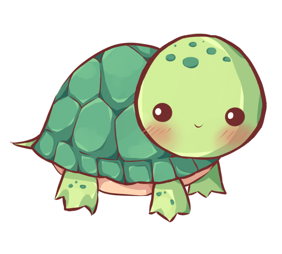 Kawaii turtle by dessineka deviantart clipart photo